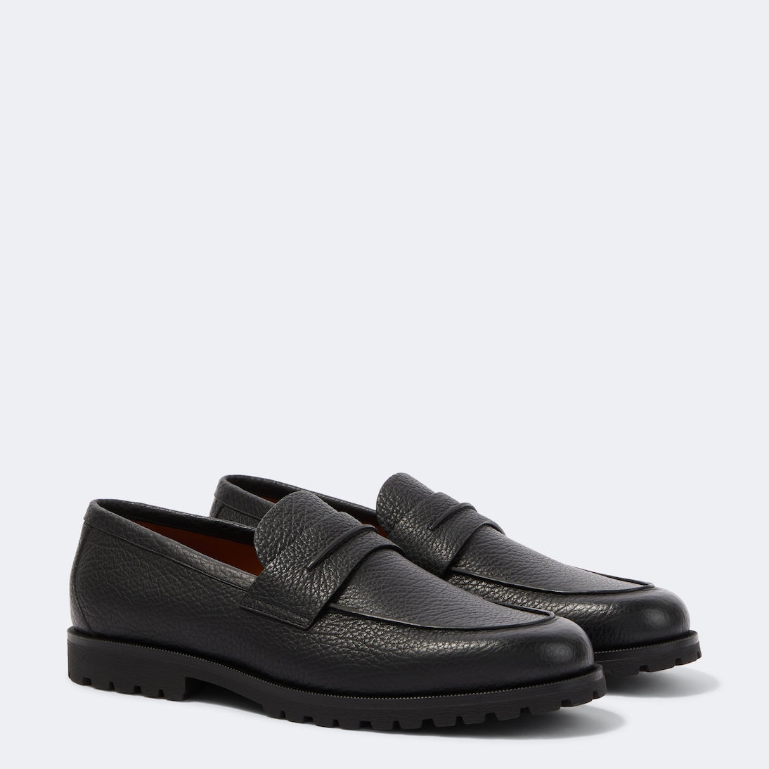 Zegna - Pioggia leather loafers