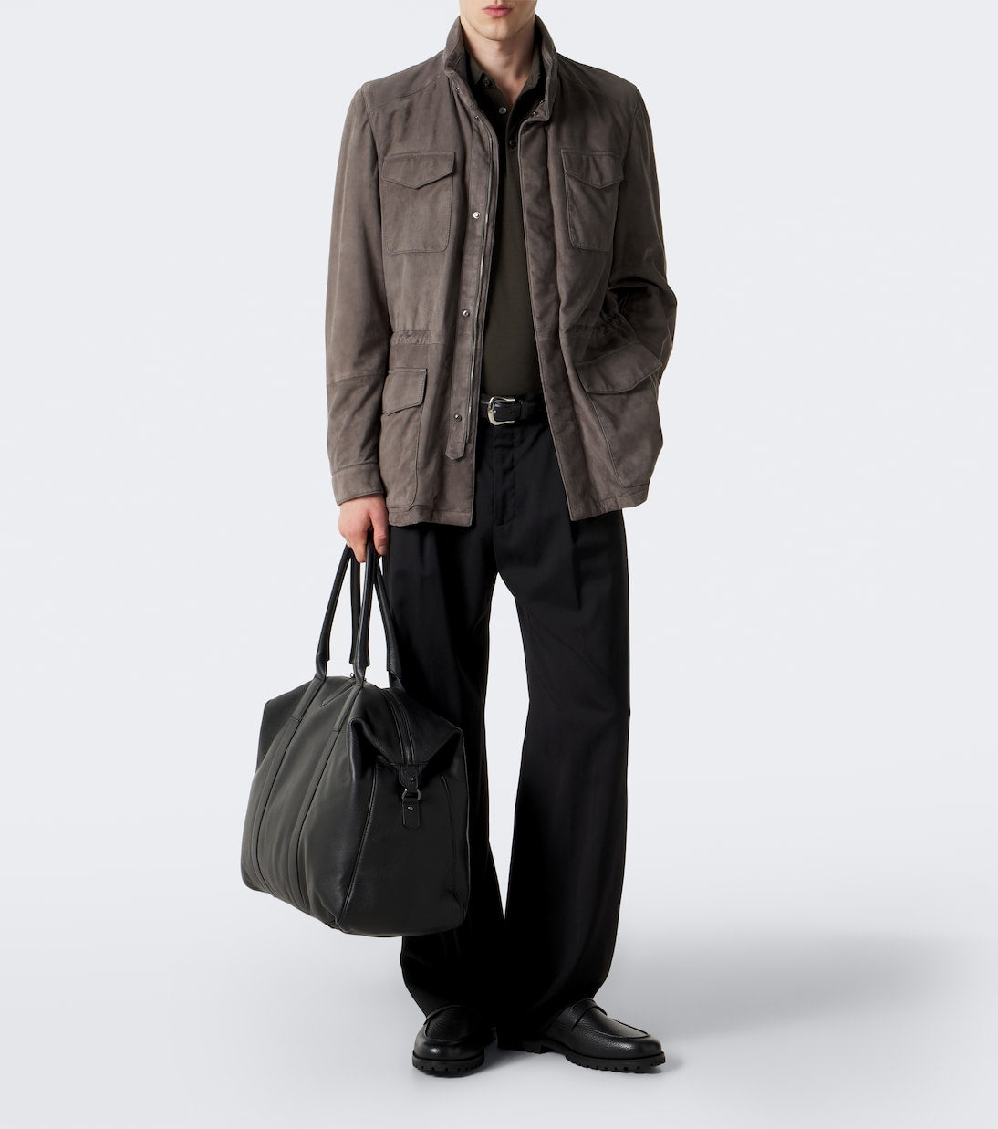 Zegna - Pioggia leather loafers