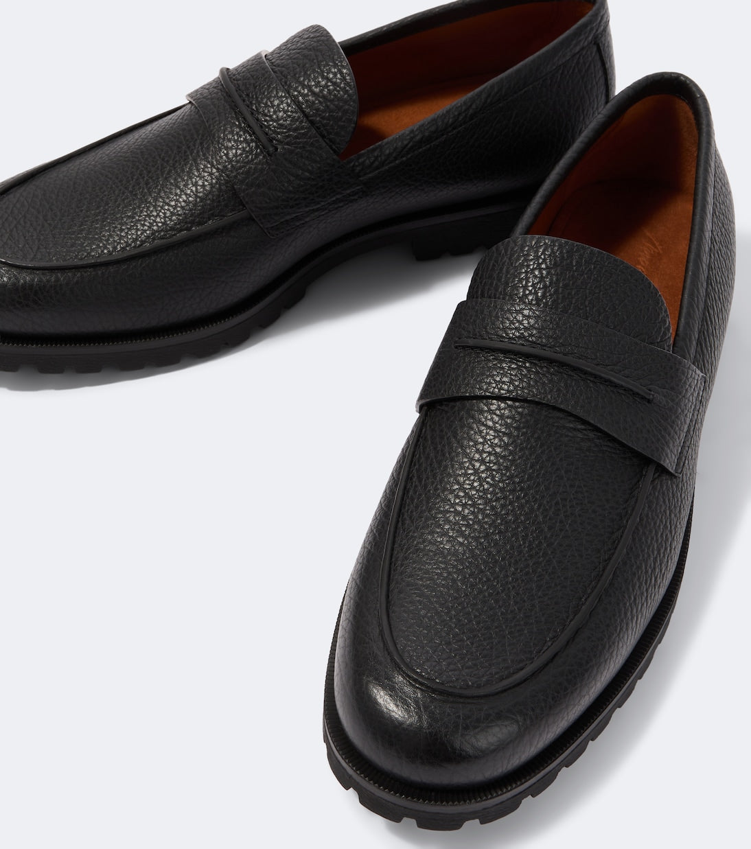 Zegna - Pioggia leather loafers