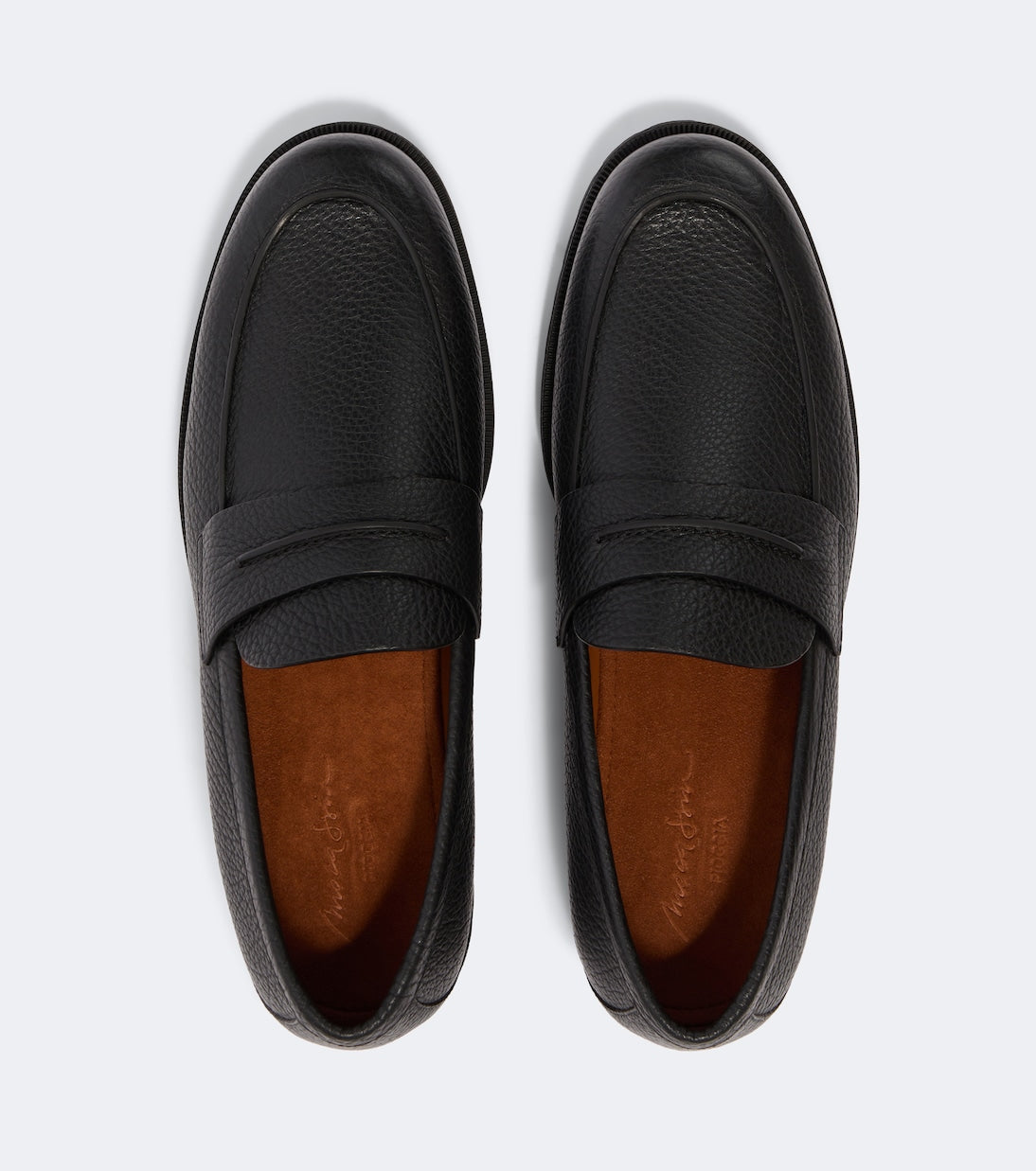 Zegna - Pioggia leather loafers