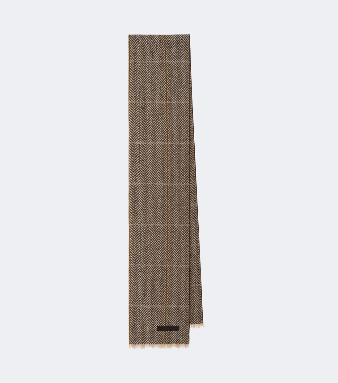 Zegna - Herringbone cashmere scarf