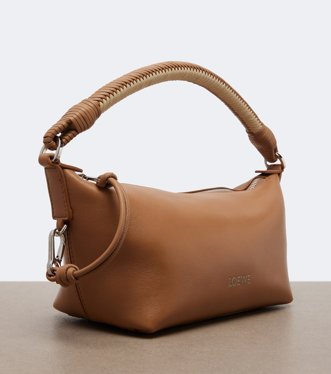 Loewe - Cala Small leather top-handle bag