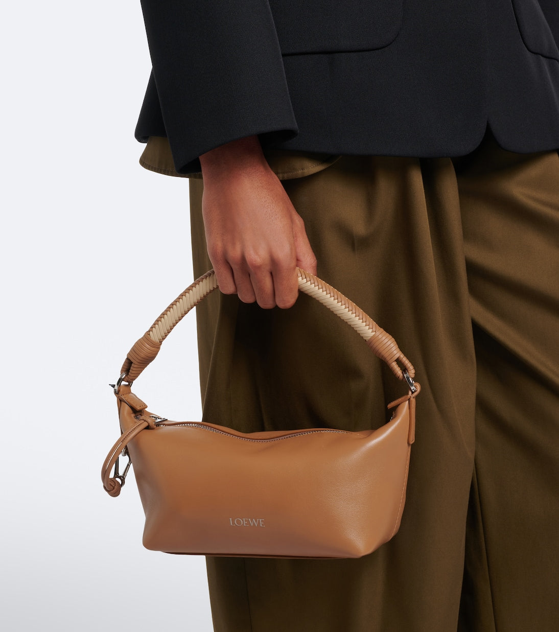 Loewe - Cala Small leather top-handle bag