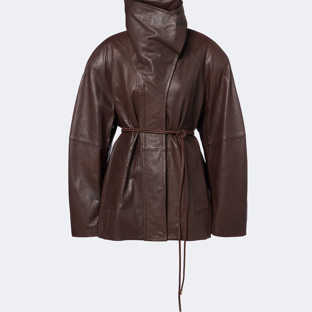 Sportmax - Belted leather jacket