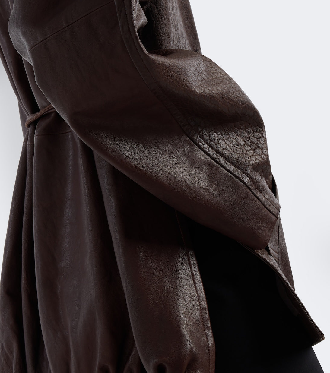 Sportmax - Belted leather jacket