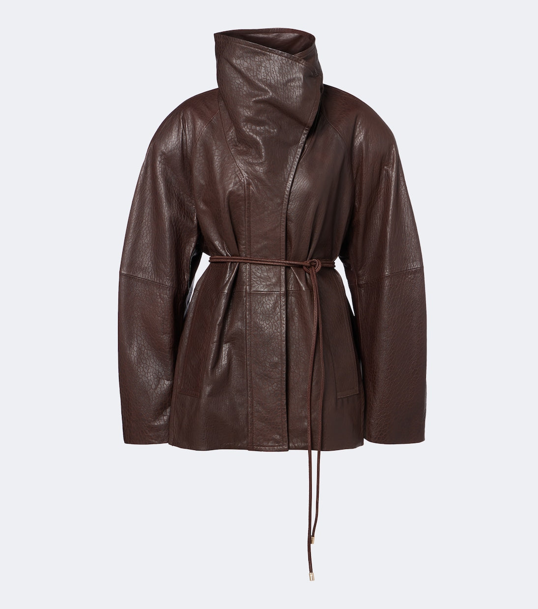 Sportmax - Belted leather jacket