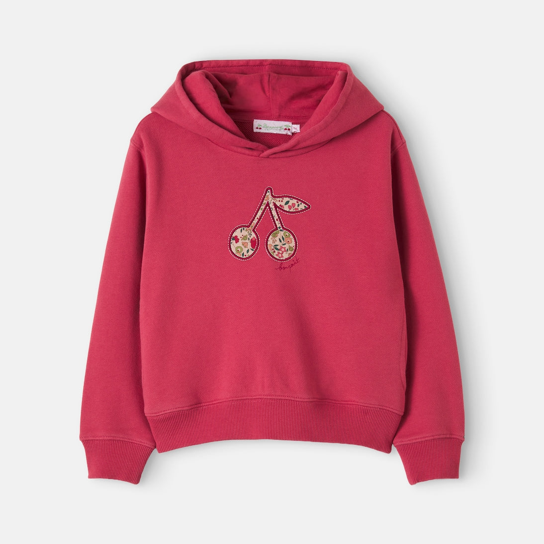 Bonpoint - Tita embroidered cotton fleece hoodie