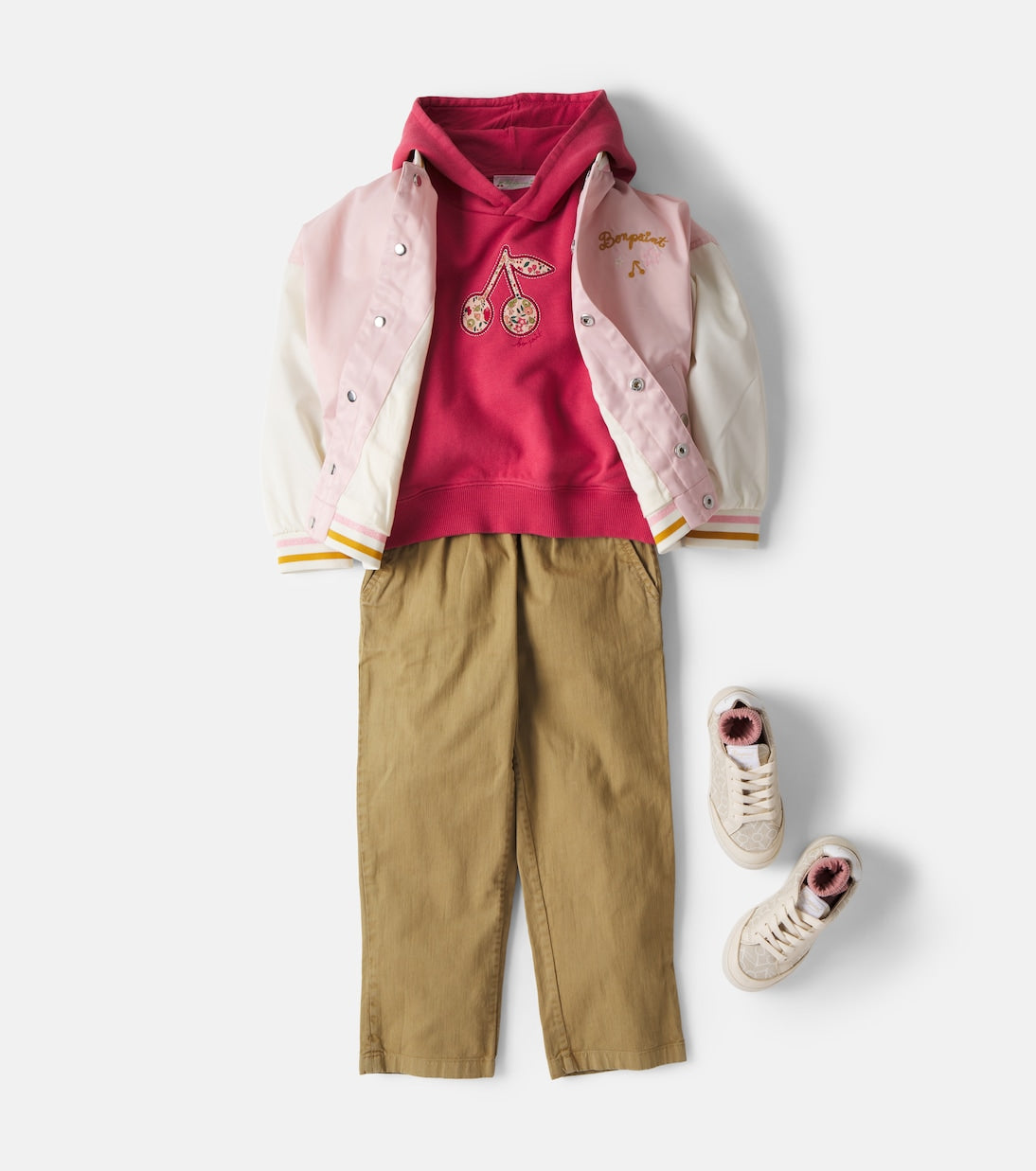 Bonpoint - Tita embroidered cotton fleece hoodie