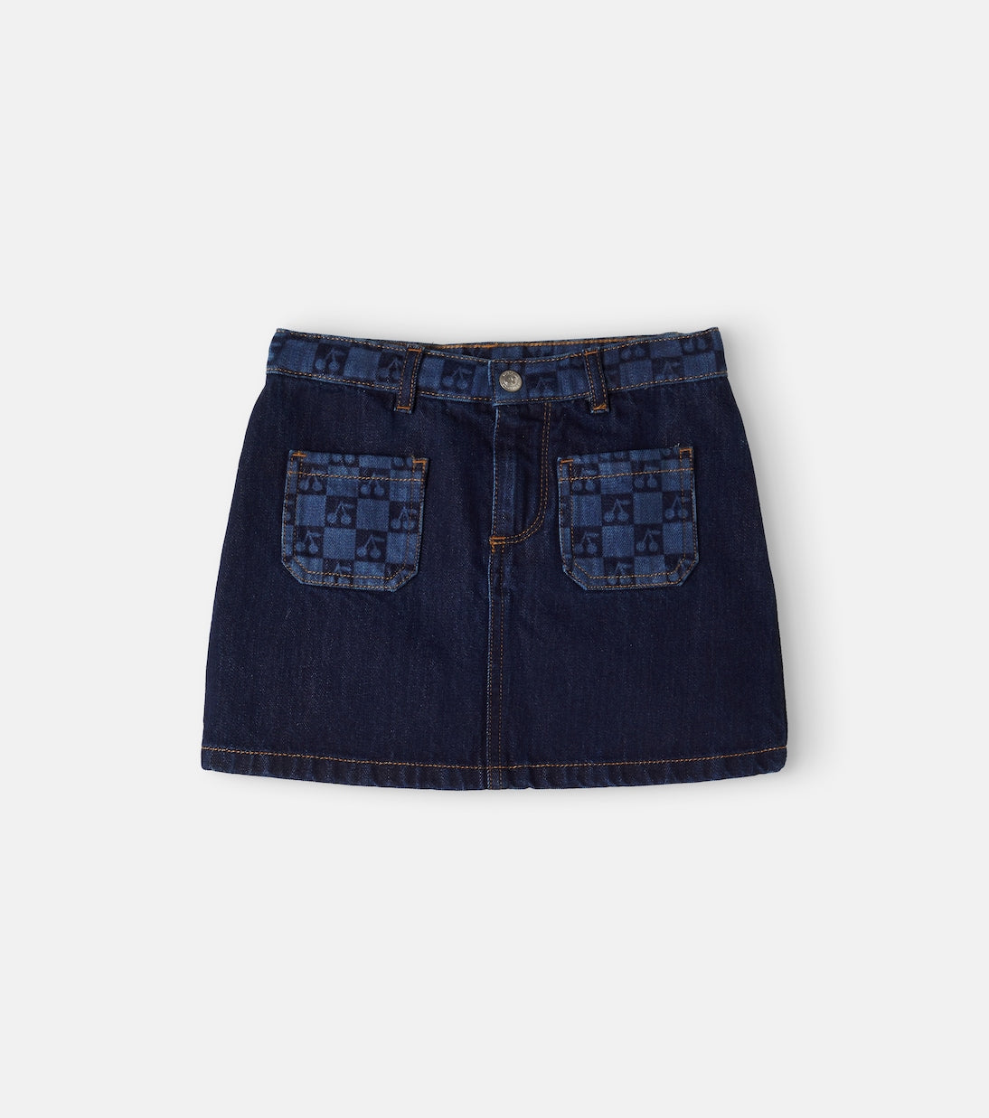 Bonpoint - Tison printed denim skirt