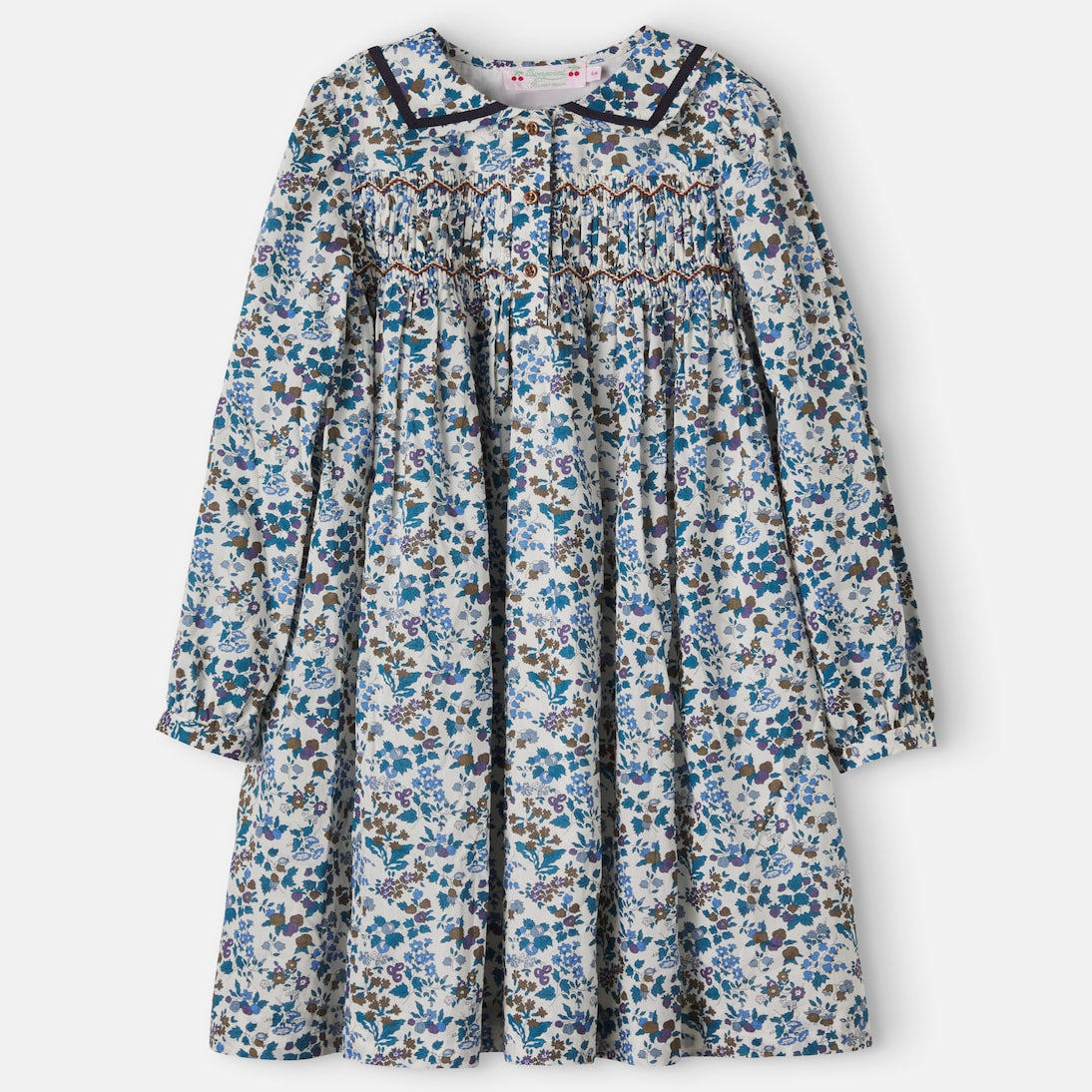 Bonpoint - Marinette floral cotton and wool dress