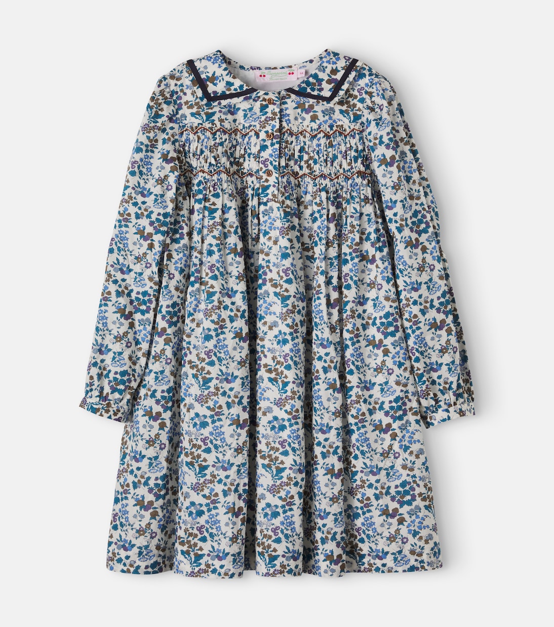 Bonpoint - Marinette floral cotton and wool dress