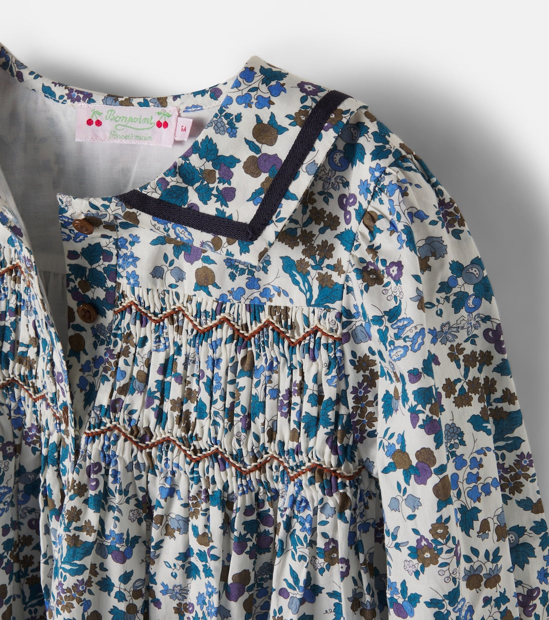 Bonpoint - Marinette floral cotton and wool dress