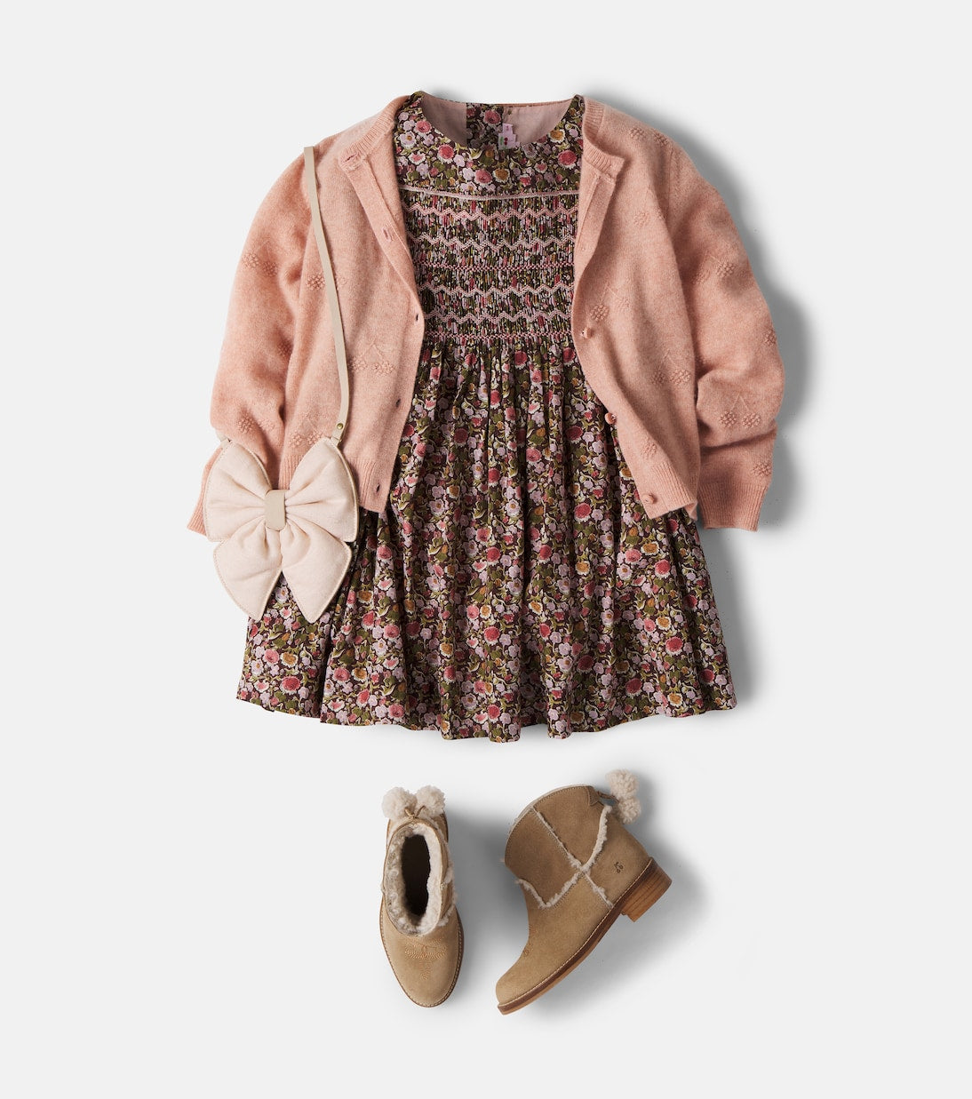 Bonpoint - Duchesse shirred floral cotton dress