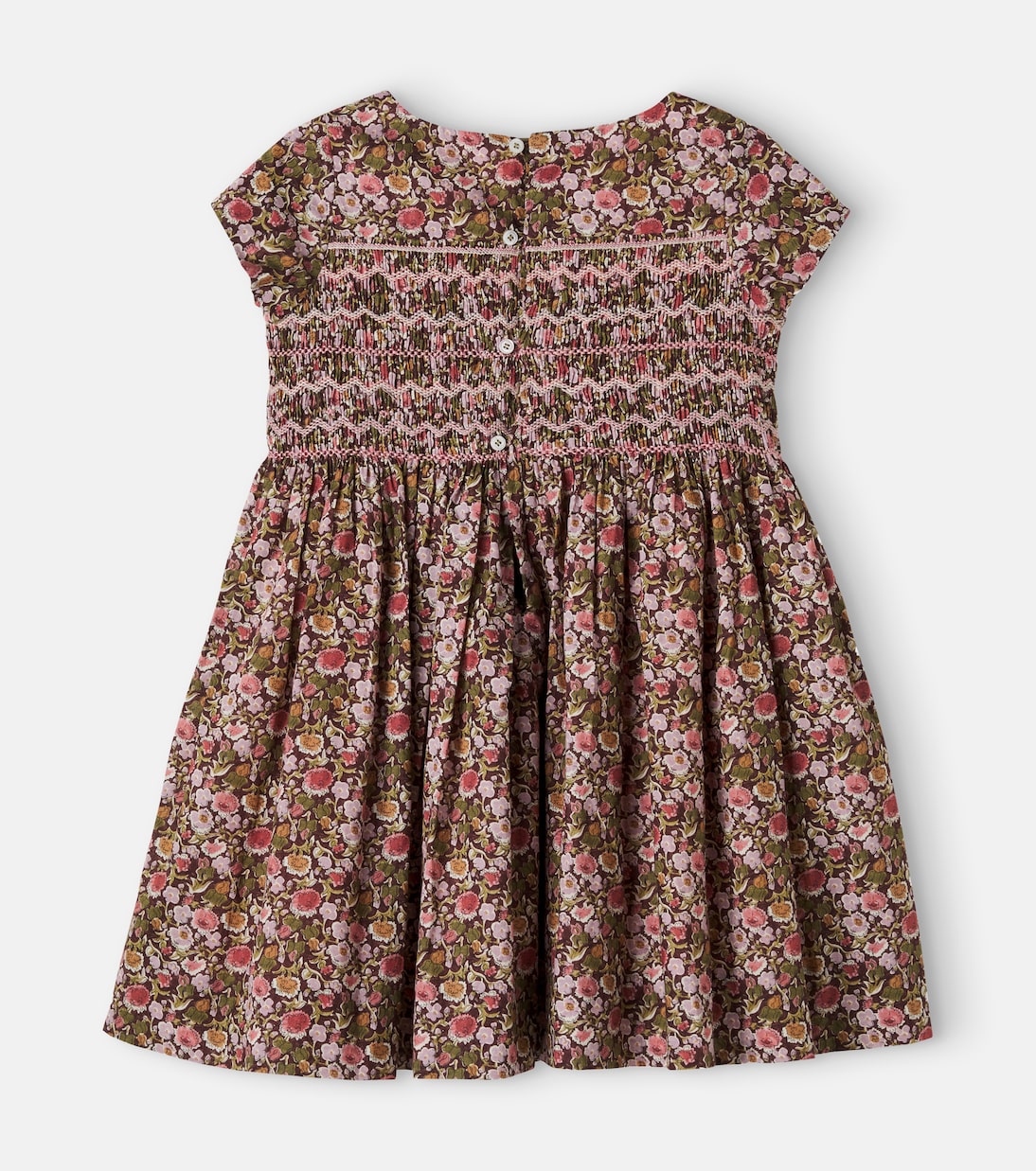 Bonpoint - Duchesse shirred floral cotton dress