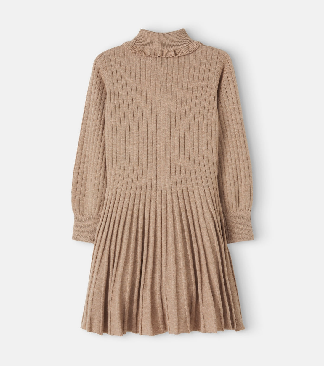 Bonpoint - Marthe pleated wool and cashmere-blend dress