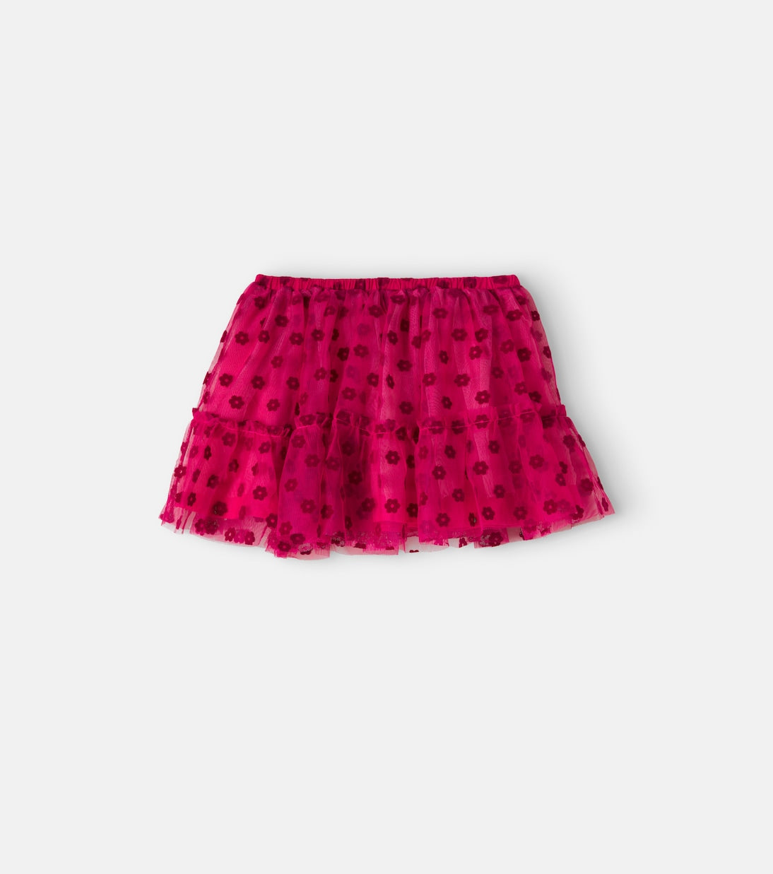 Bonton - Petronille floral ruffled tulle skirt