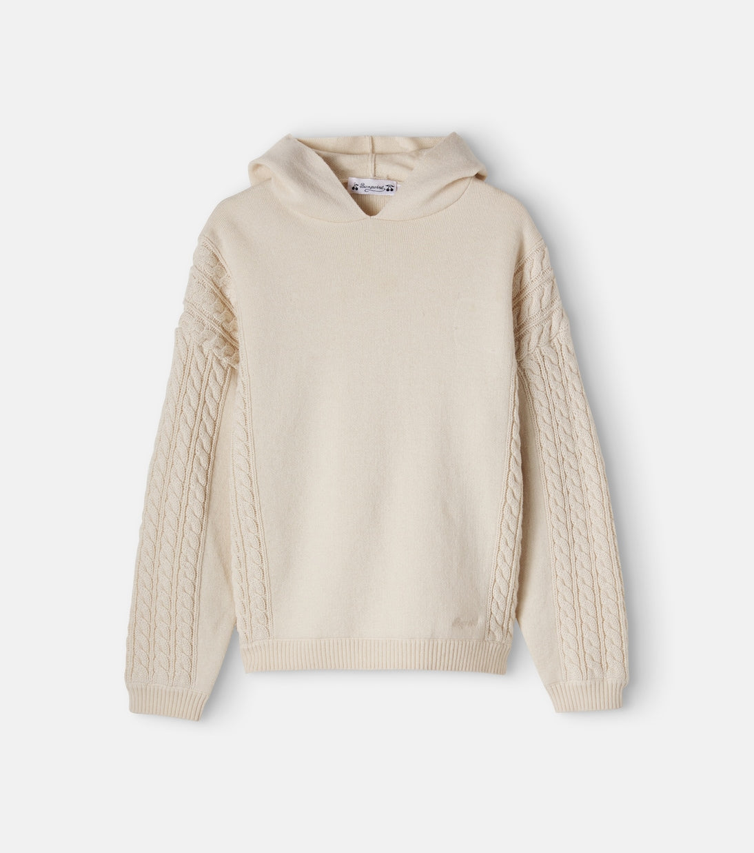 Bonpoint - Matheus knitted wool and cotton hoodie