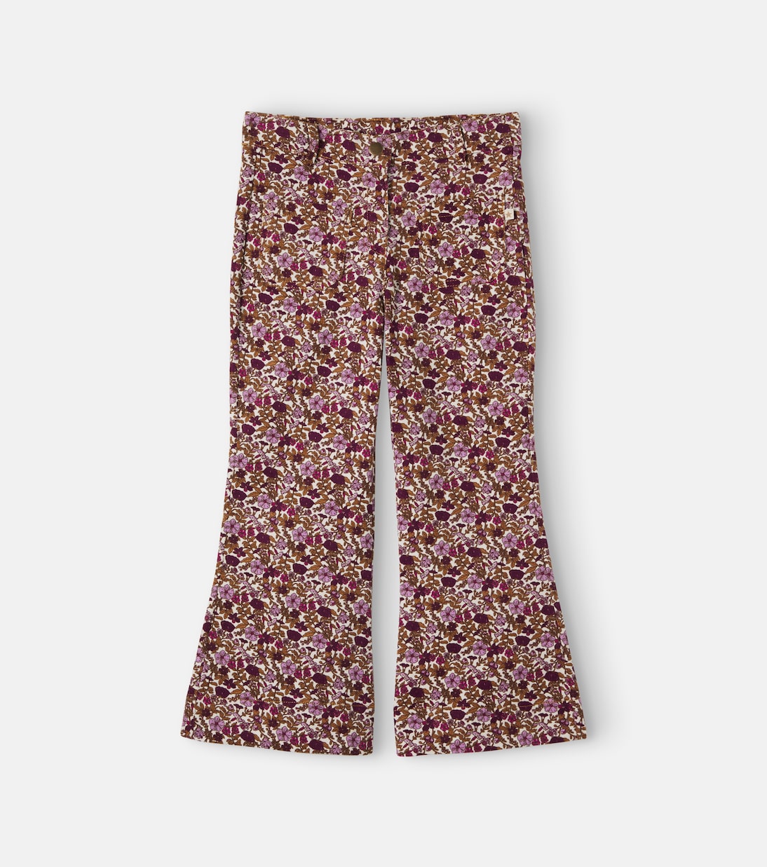 Bonton - Paradisco floral cotton corduroy pants
