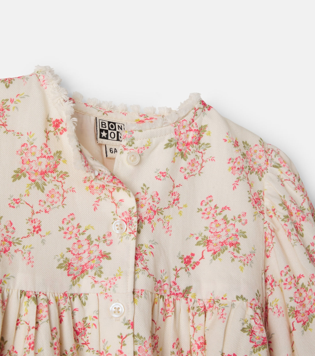 Bonton - Pivoine floral gathered cotton dress