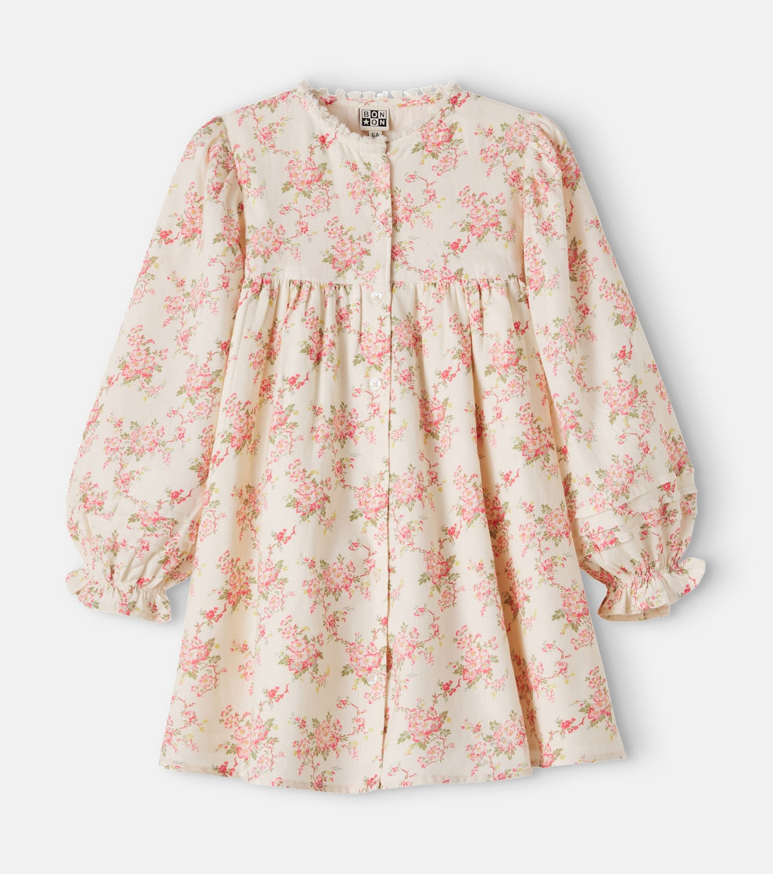 Bonton - Pivoine floral gathered cotton dress
