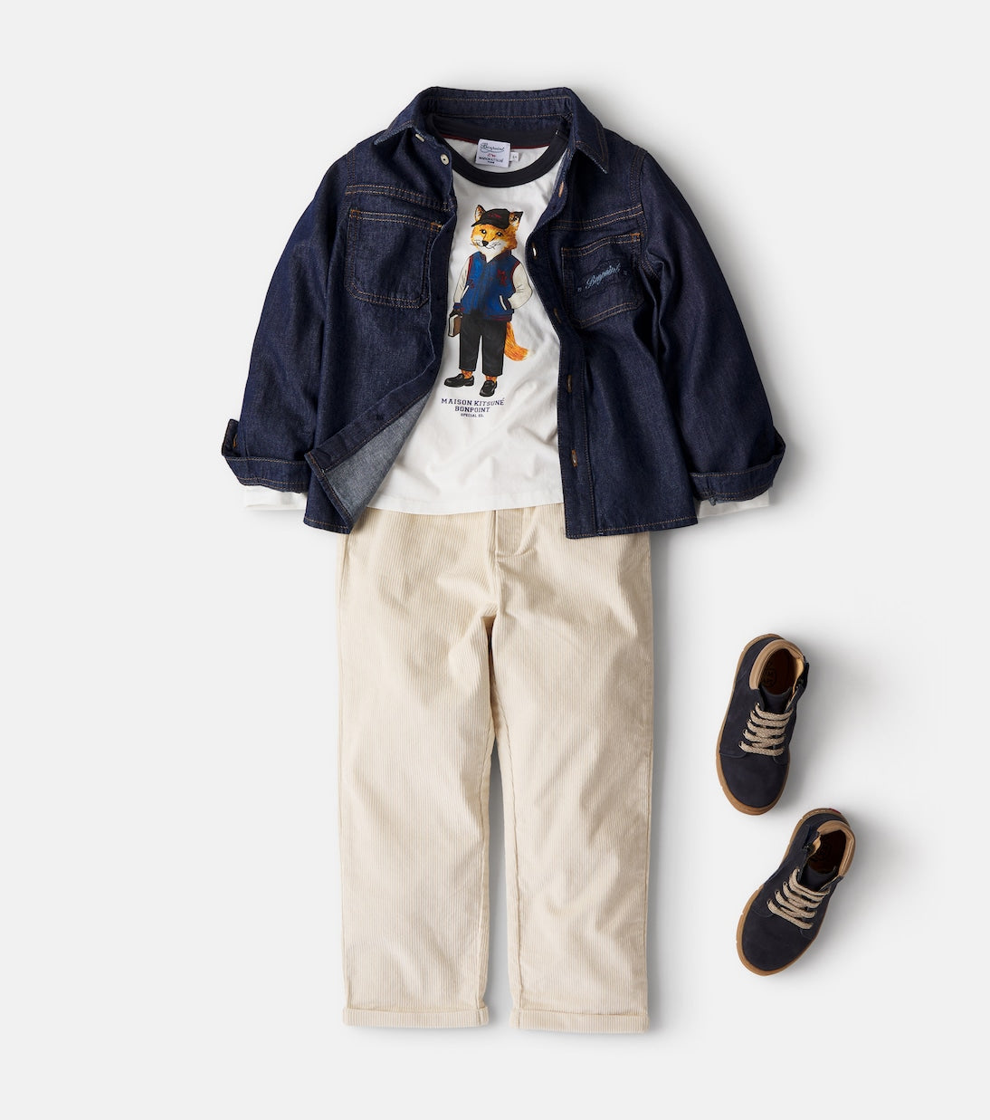 Bonpoint - Cotton denim overshirt