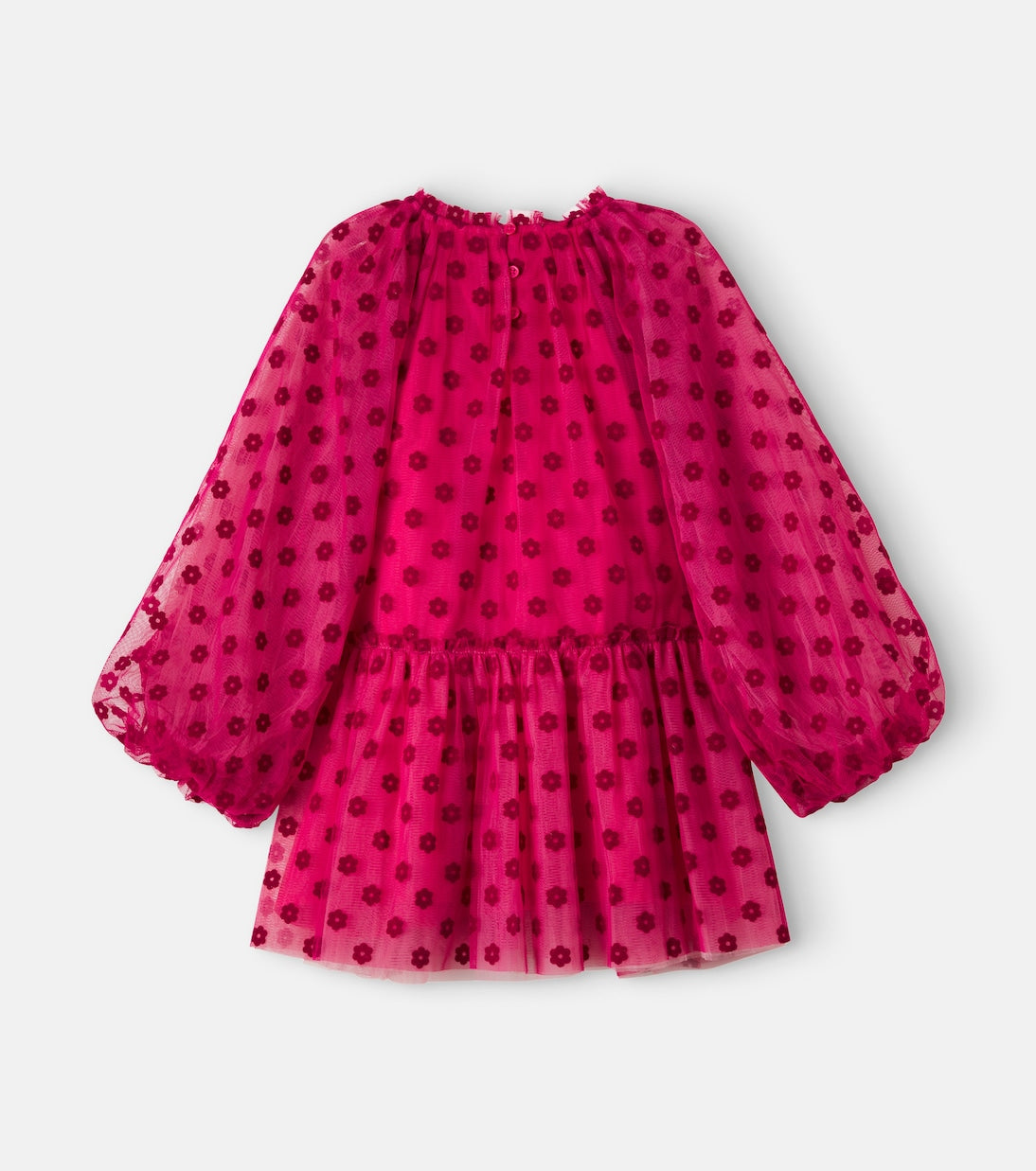 Bonton - Phedre floral gathered tulle dress