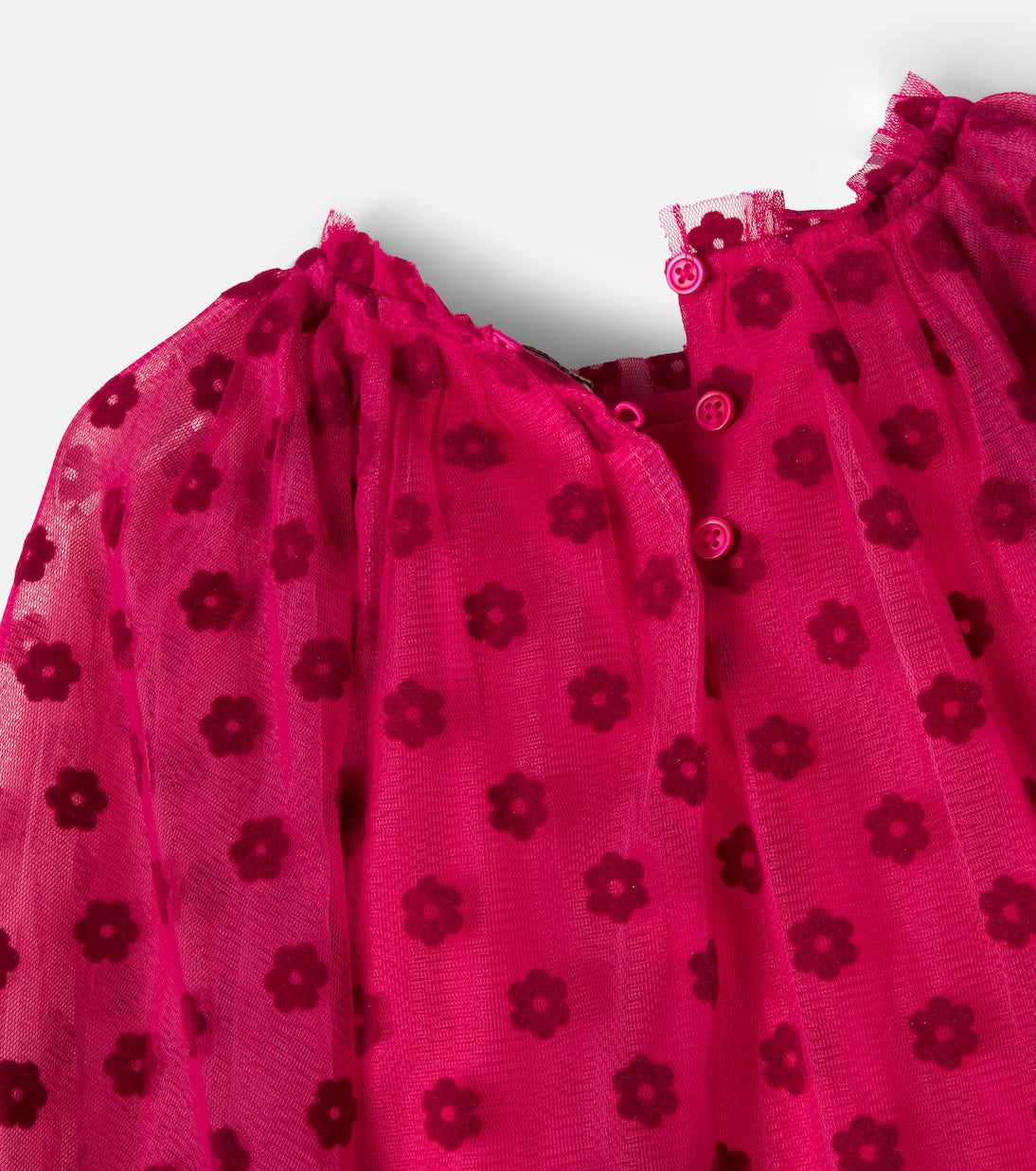 Bonton - Phedre floral gathered tulle dress