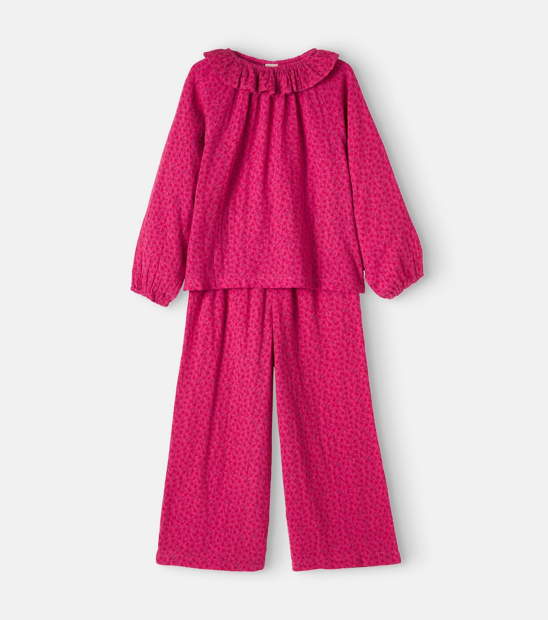 Bonton - Papita floral cotton top and pants set