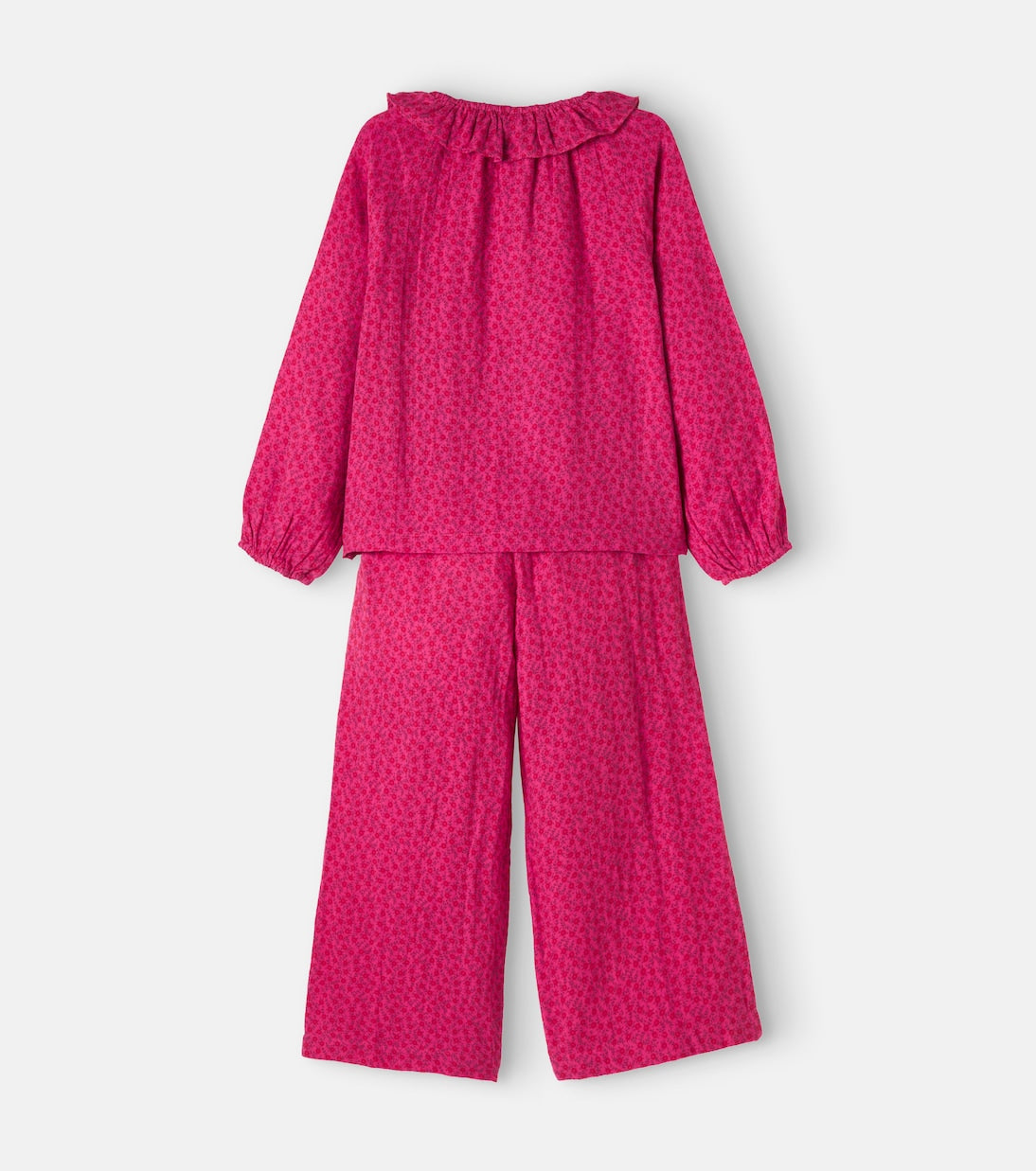 Bonton - Papita floral cotton top and pants set