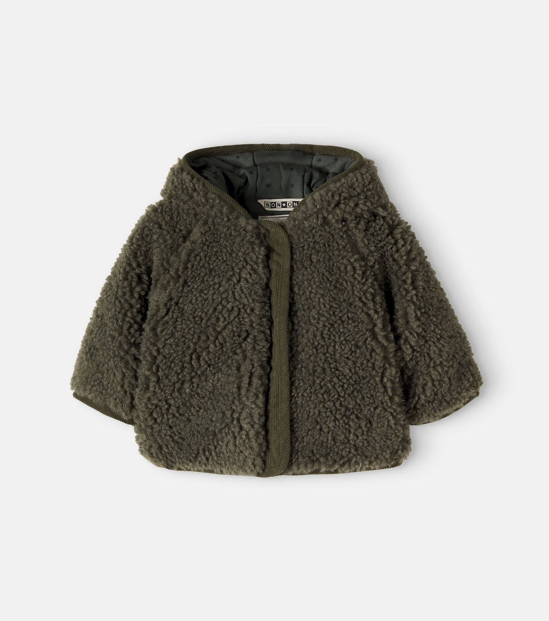 Bonton - Baby Piper hooded teddy jacket