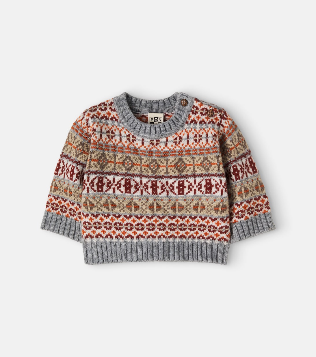 Bonton - Baby Maylon jacquard sweater