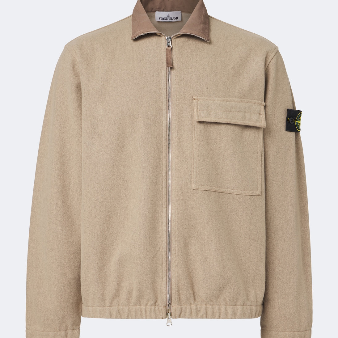 Stone Island - Compass wool-blend blouson jacket