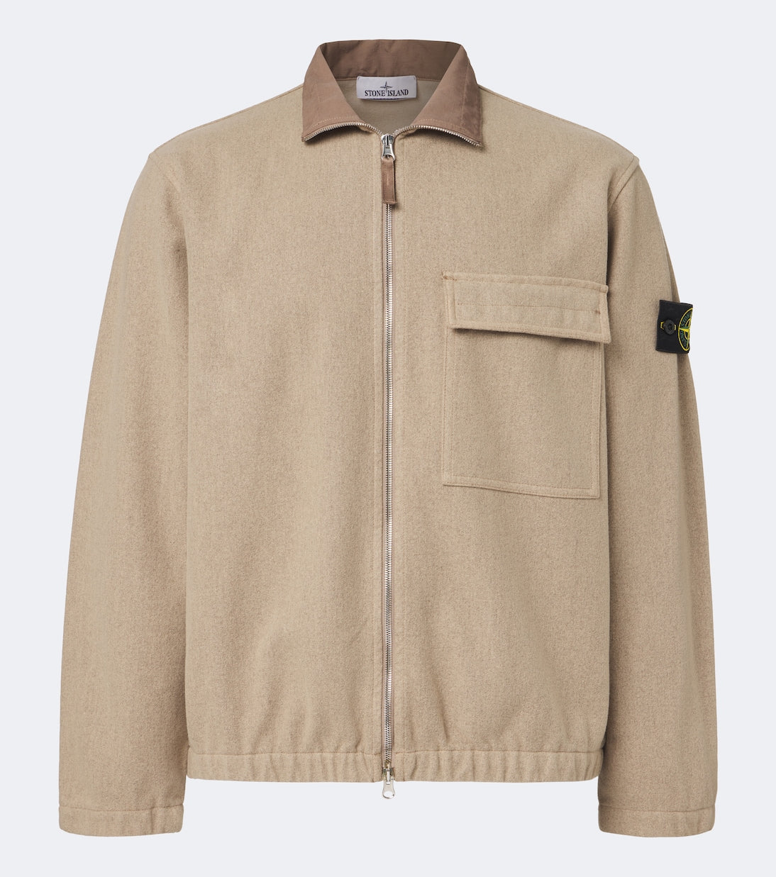 Stone Island - Compass wool-blend blouson jacket