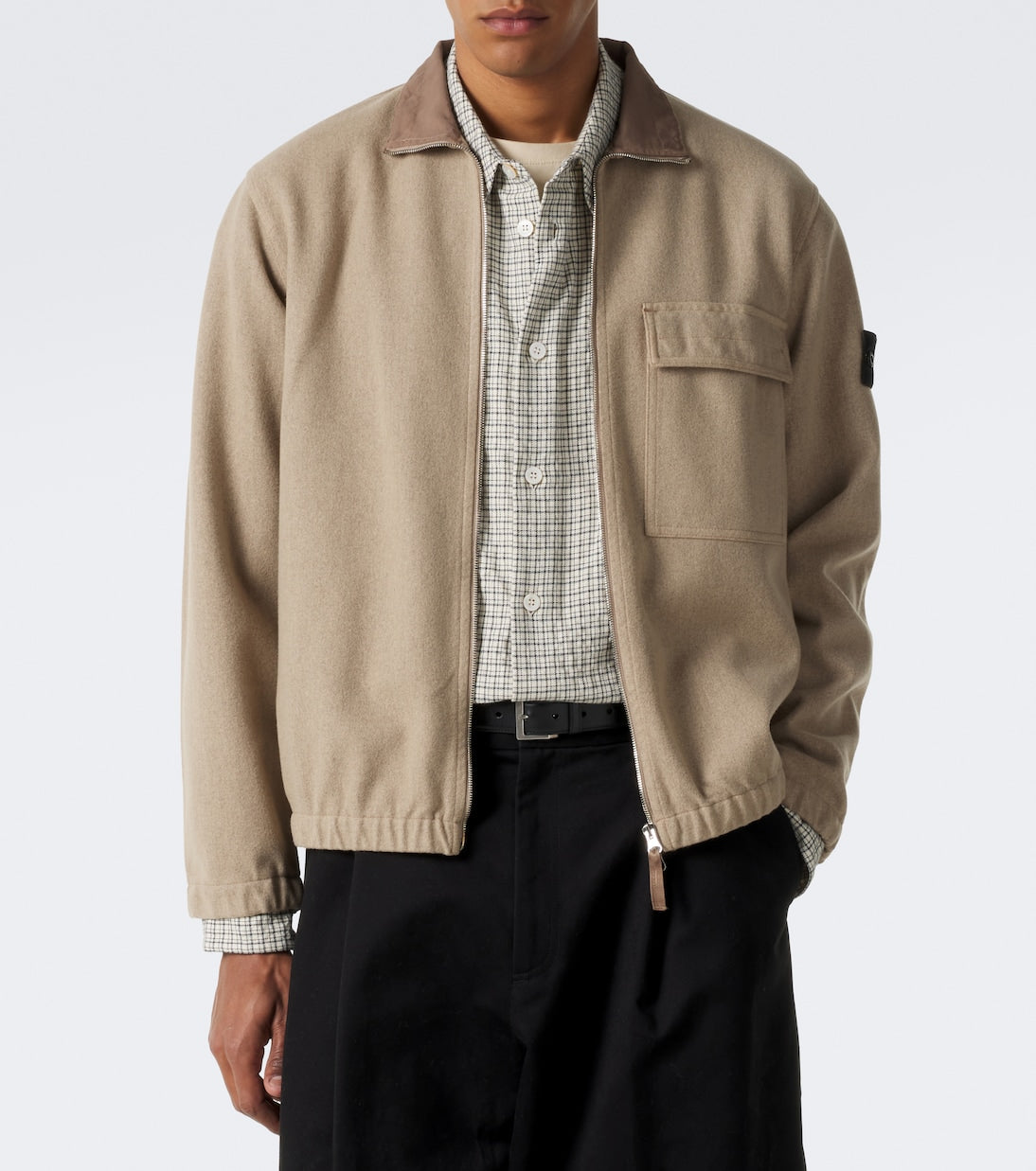 Stone Island - Compass wool-blend blouson jacket