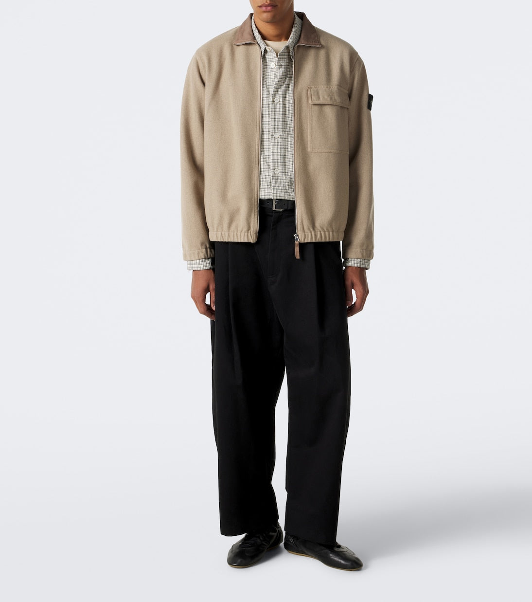 Stone Island - Compass wool-blend blouson jacket