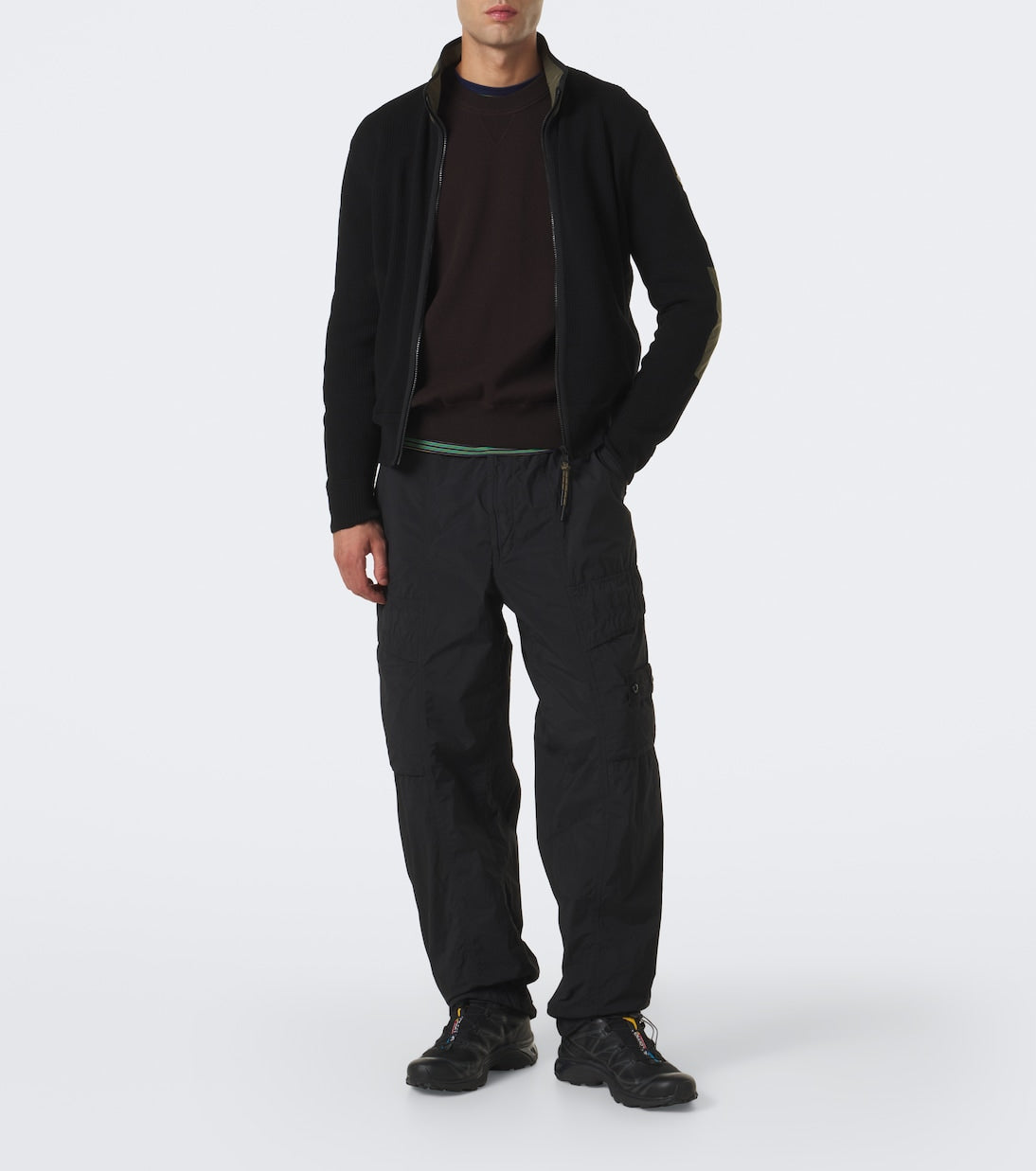 Stone Island - Compass badge wool-blend sweater