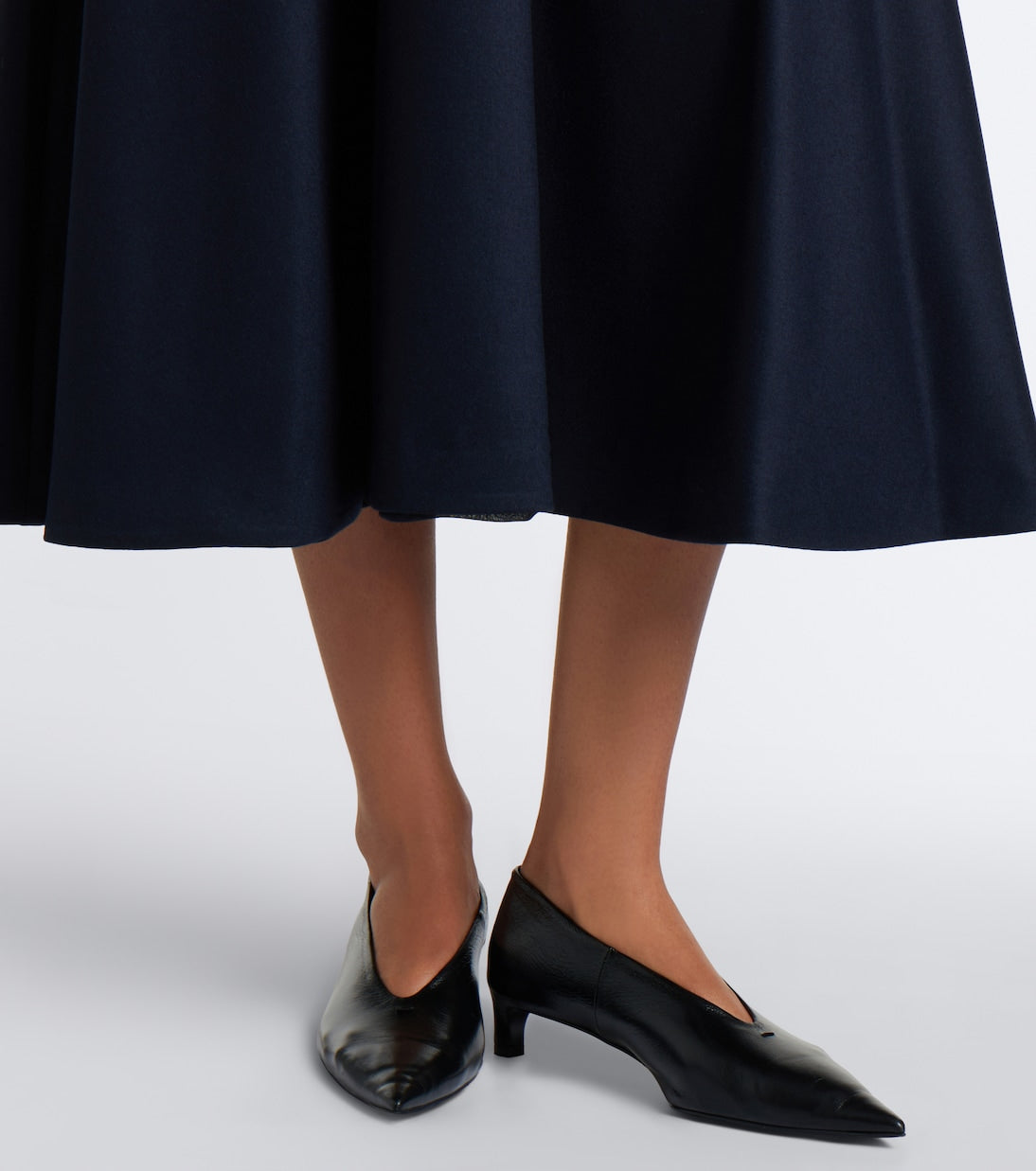 'S Max Mara - Wool midi skirt