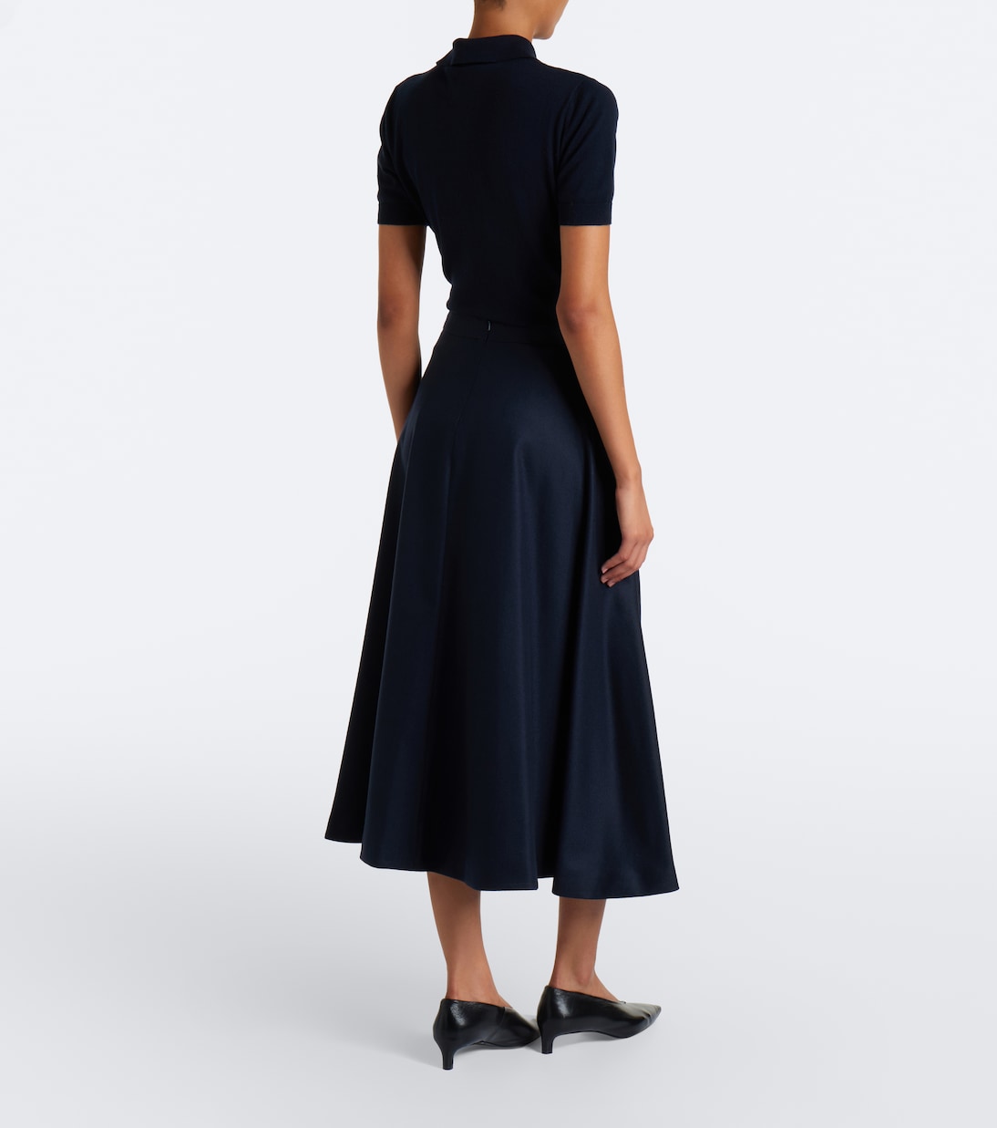 'S Max Mara - Wool midi skirt