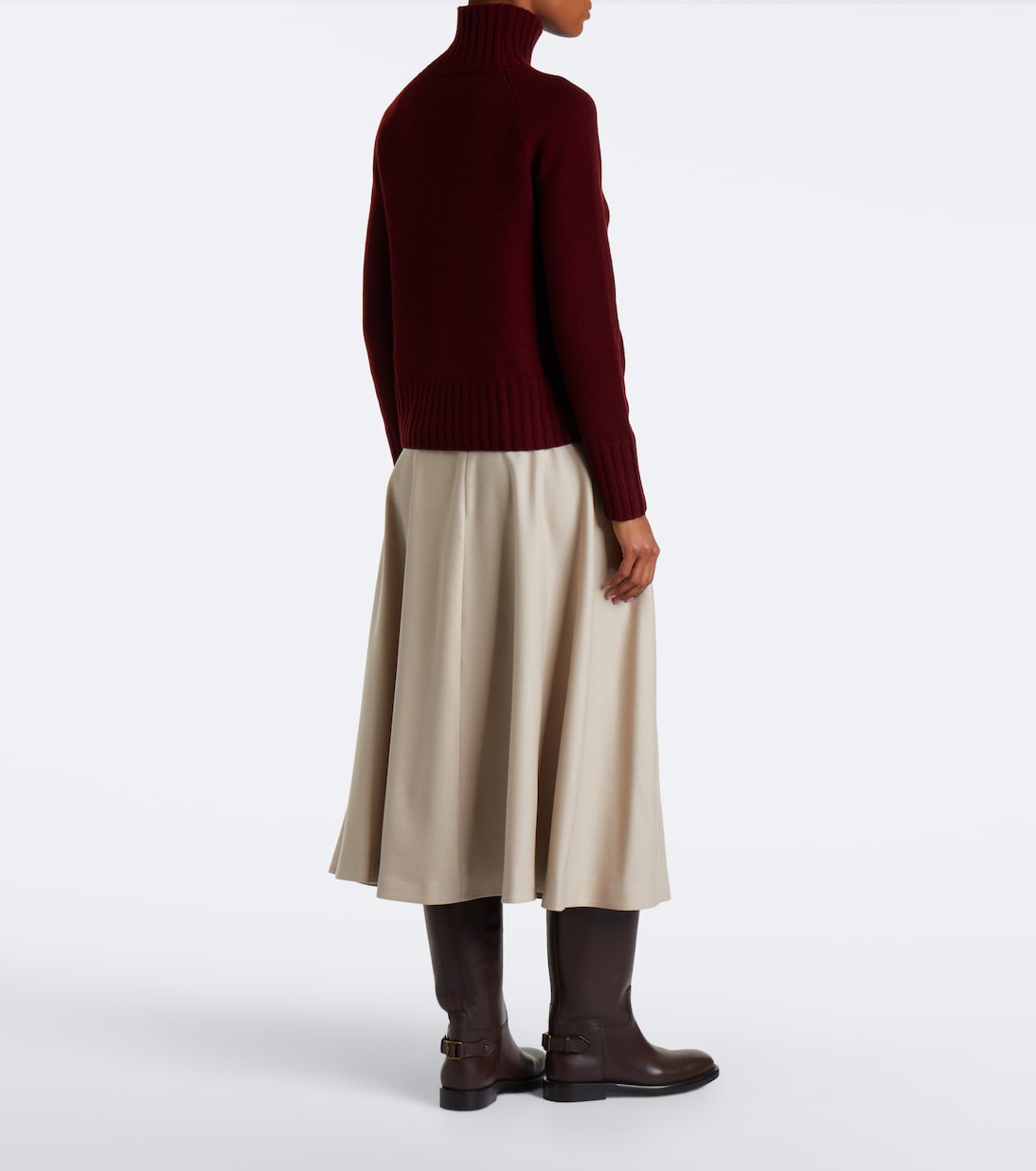 'S Max Mara - Wool midi skirt