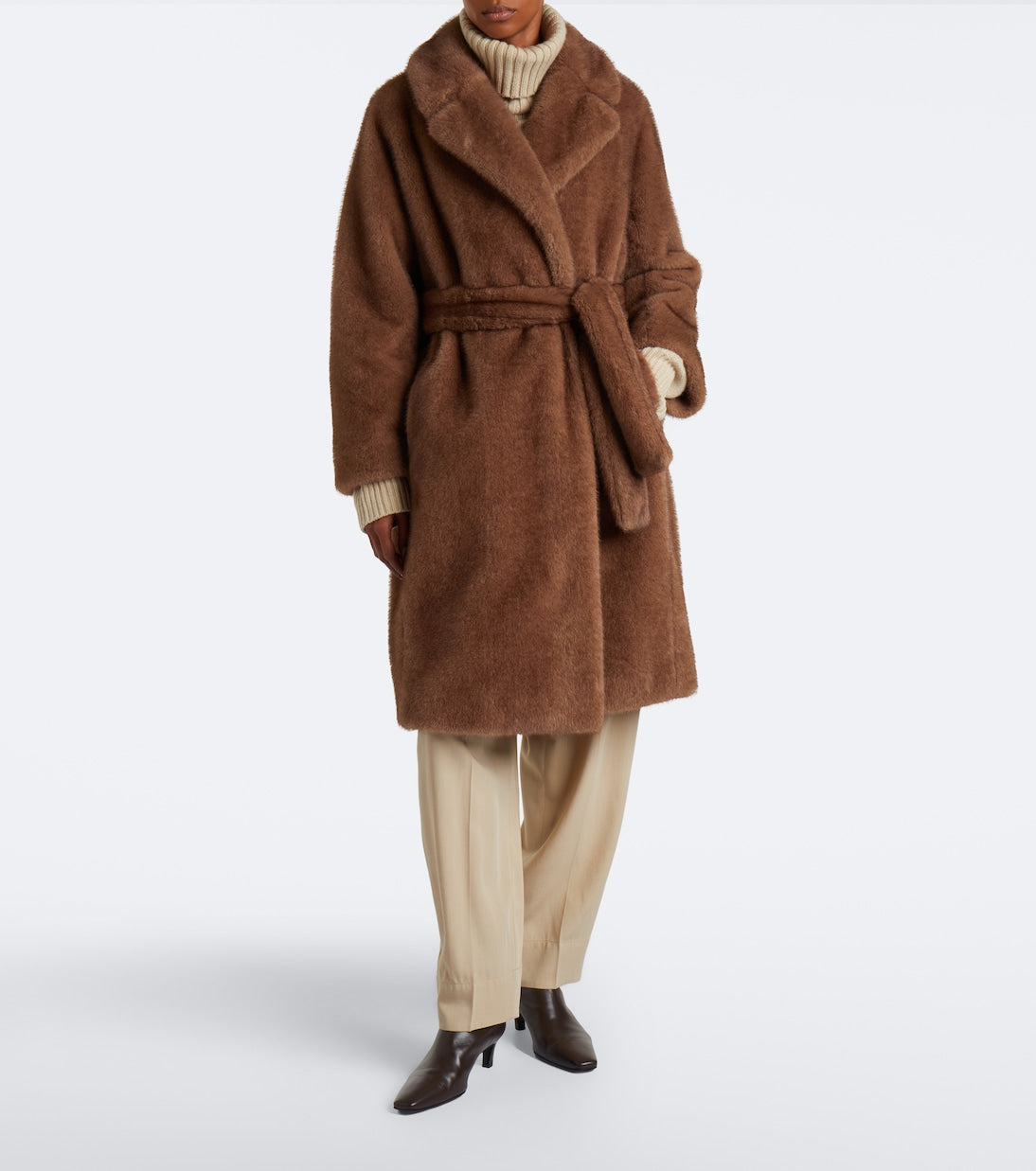 'S Max Mara - Belted wrap coat