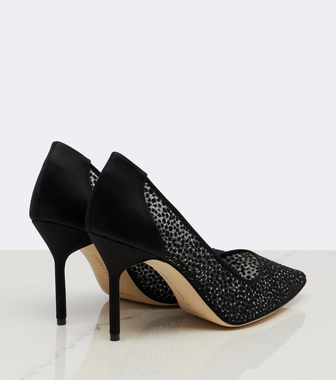 Manolo Blahnik - Bbla mesh pumps