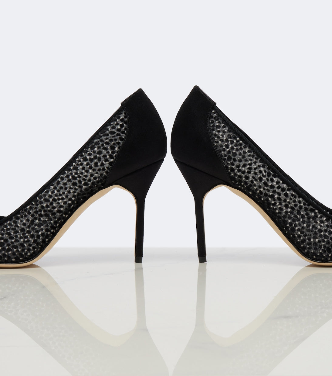 Manolo Blahnik - Bbla mesh pumps