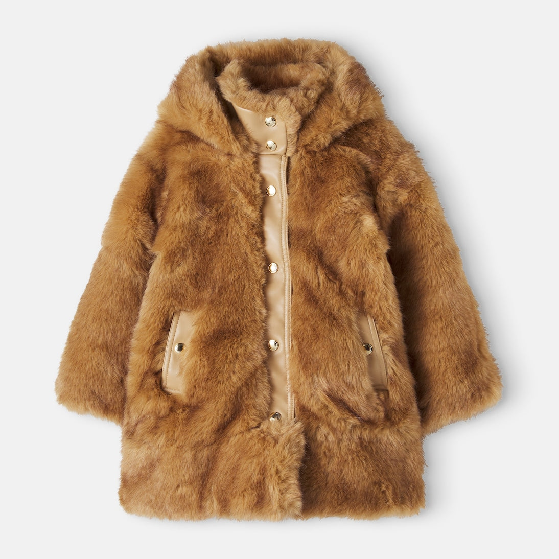 Chloé Kids - Hooded teddy coat
