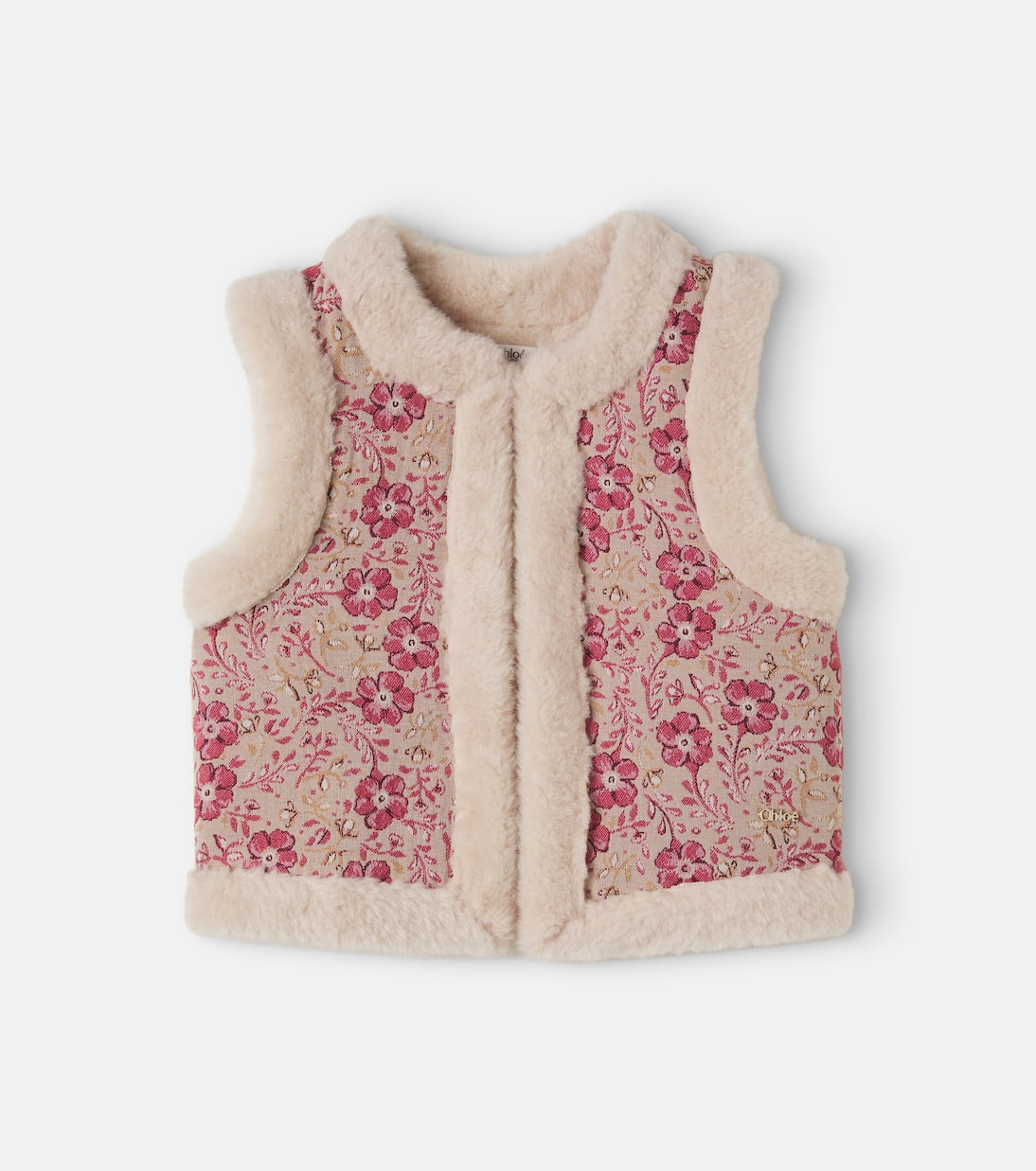 Chloé Kids - Floral jacquard vest