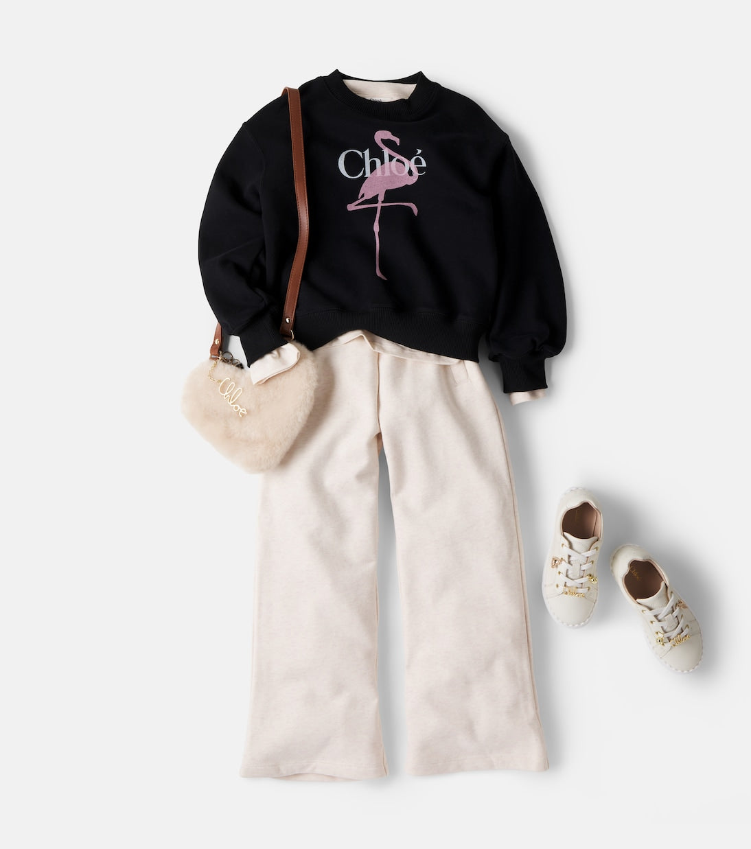 Chloé Kids - Logo cotton jersey sweatshirt