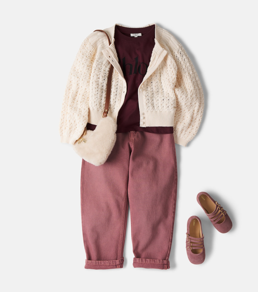 Chloé Kids - Logo jeans