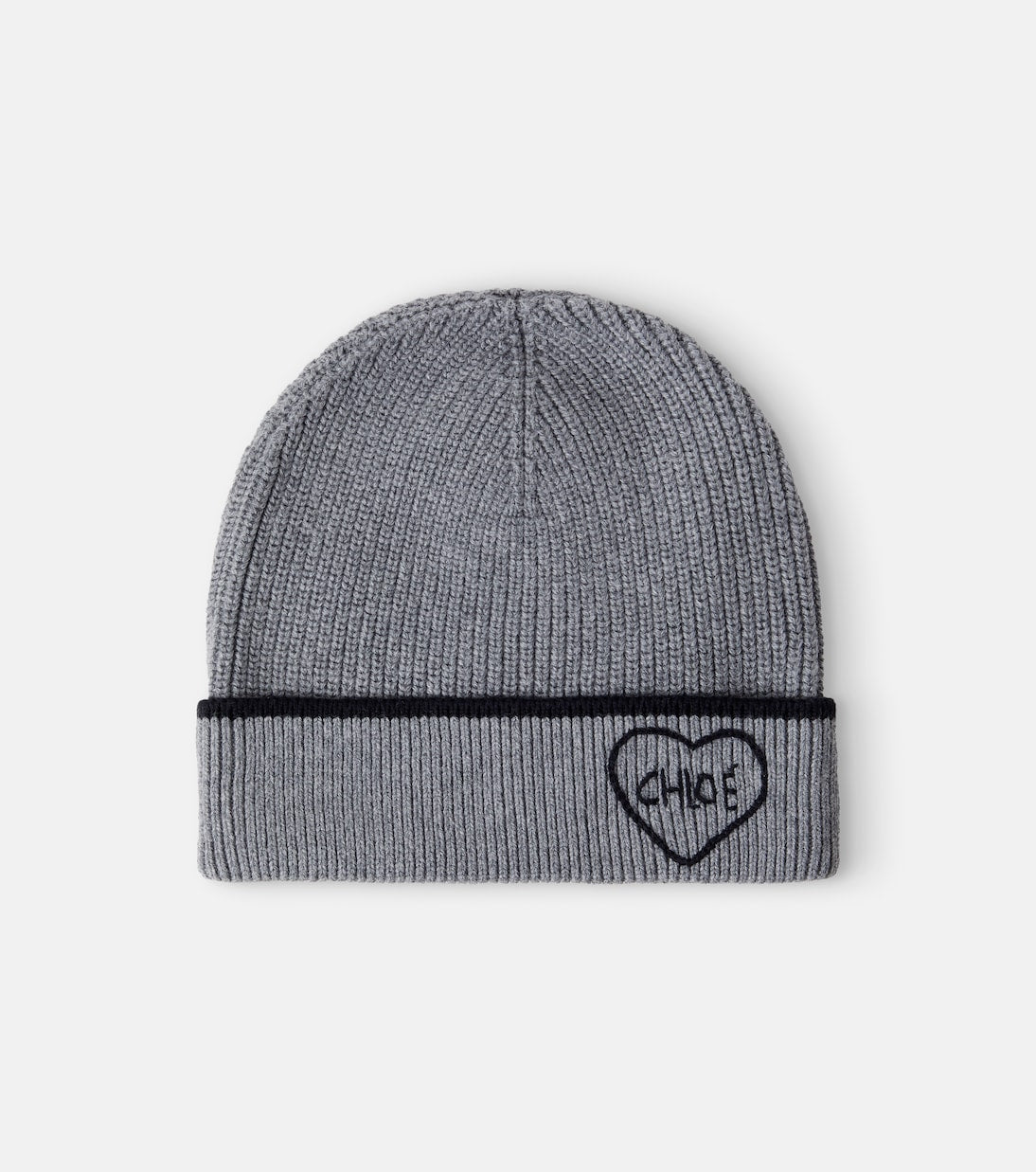 Chloé Kids - Logo cotton and wool beanie