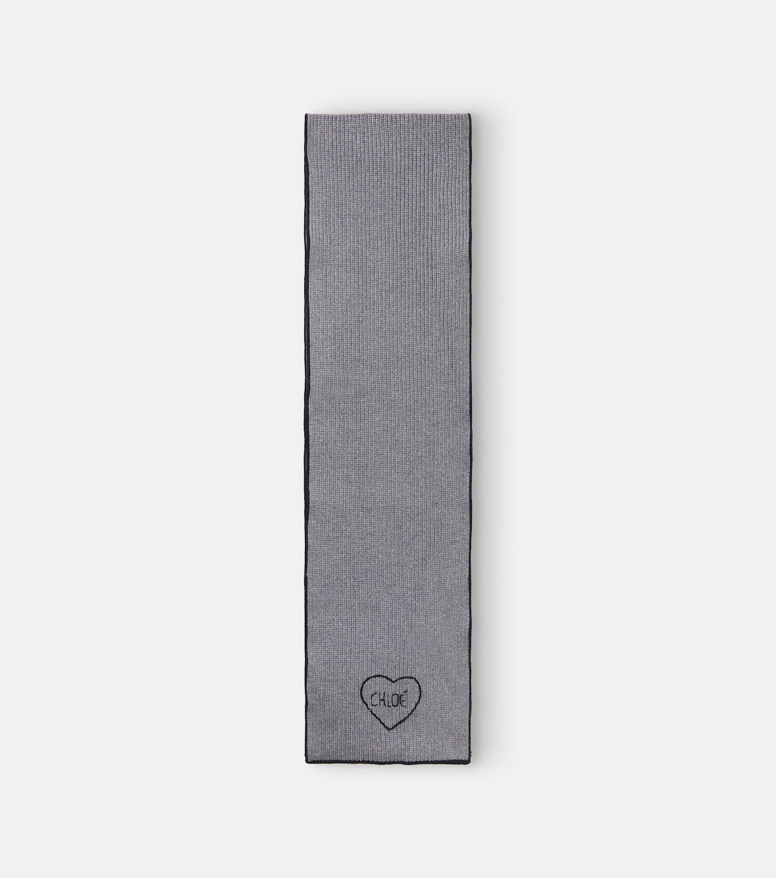 Chloé Kids - Logo cotton and wool scarf