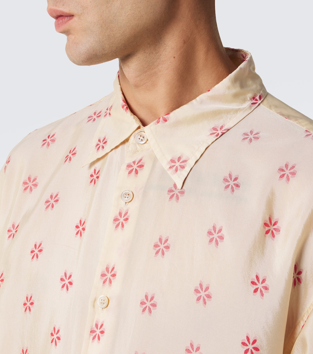 Dries Van Noten - Floral jacquard shirt