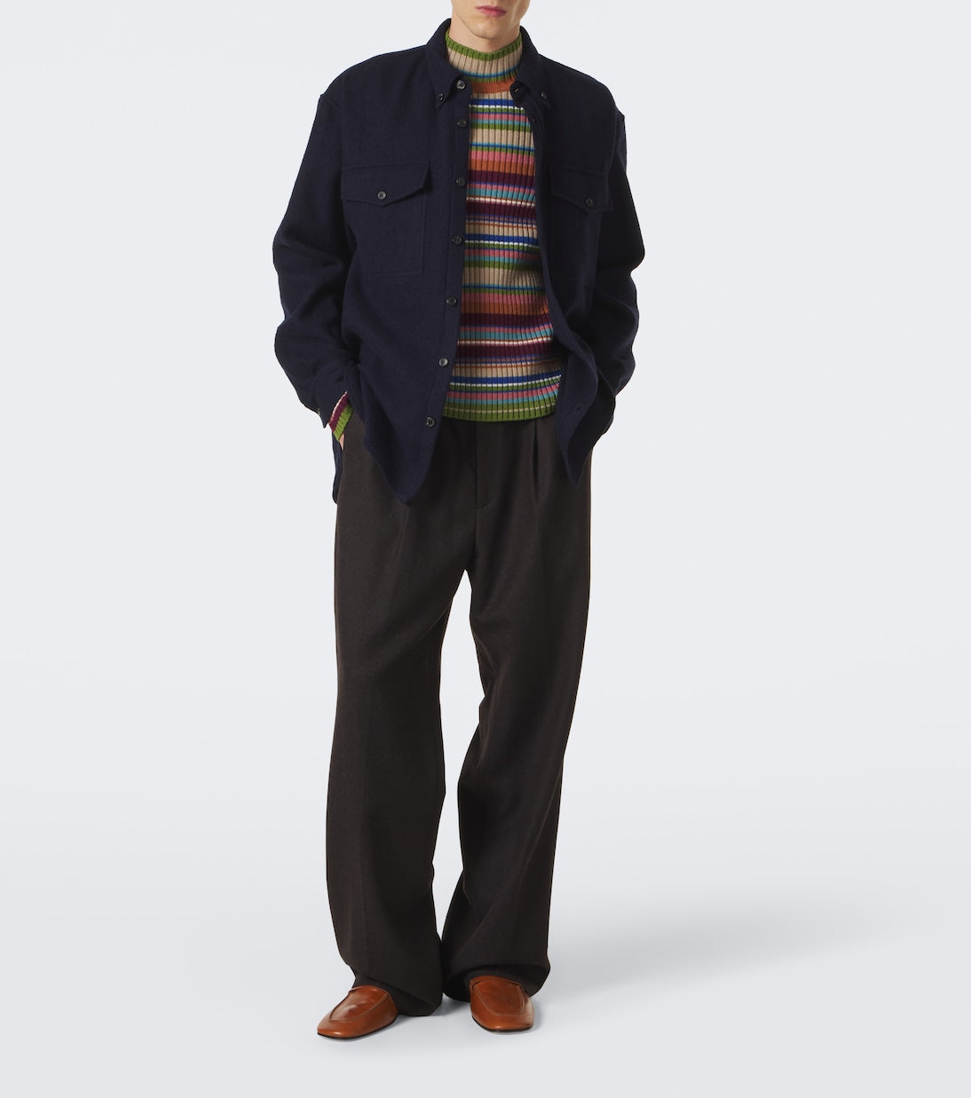 Dries Van Noten - Wool overshirt